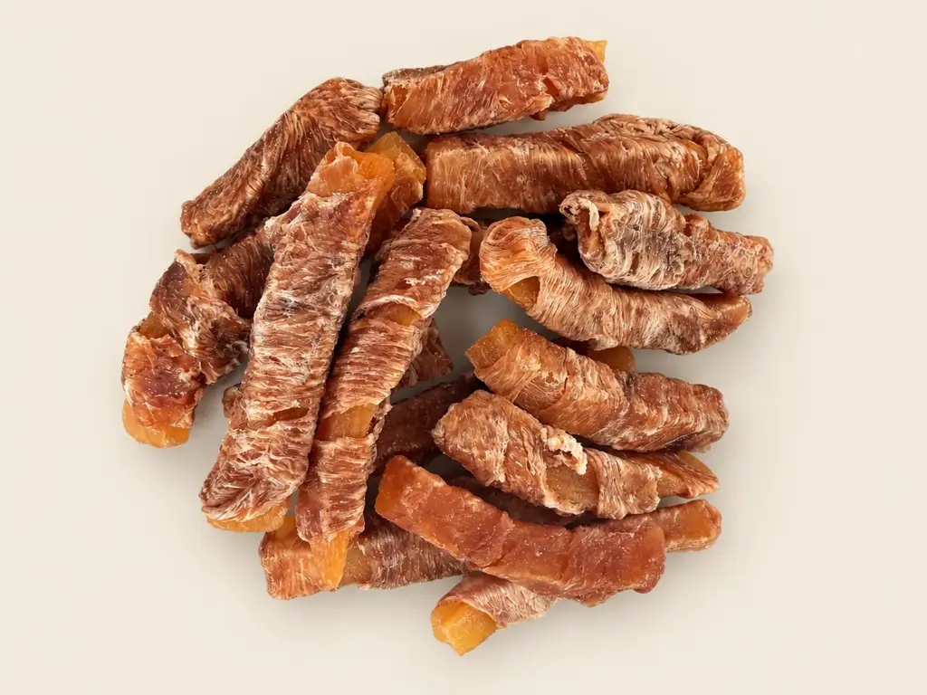 Chicken Wrapped Sweet Potato Sticks